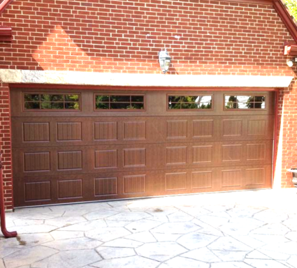 wood garage door