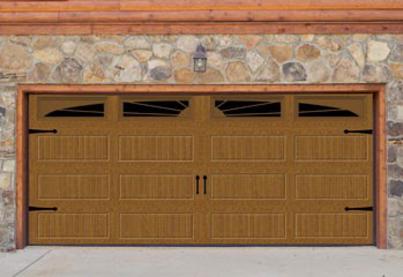 wood garage door