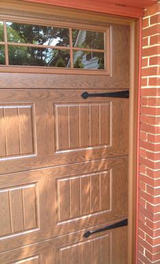 wood garage door